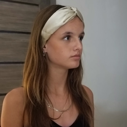 Hodvábna čelenka do vlasov béžová